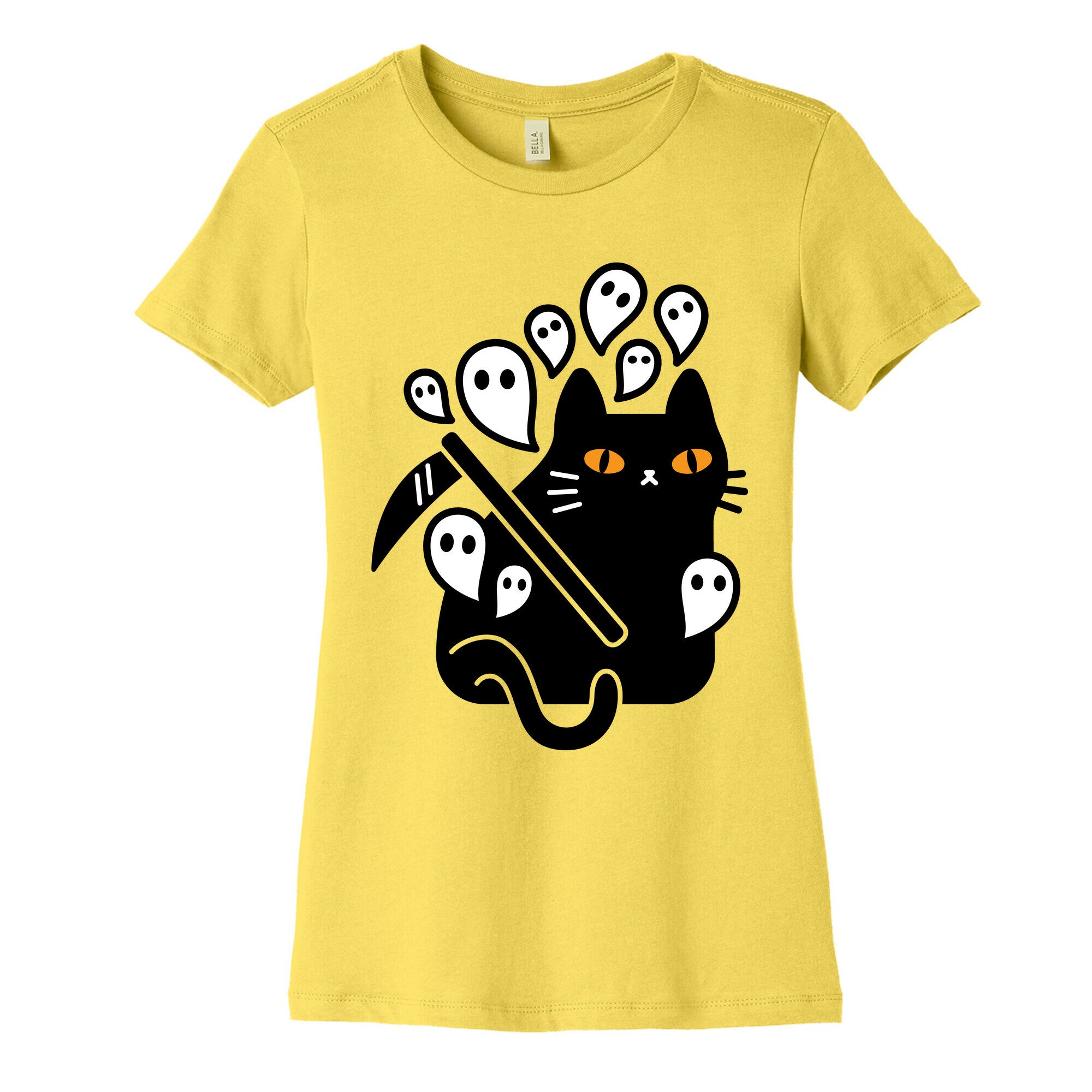 Nine Lives Reaper Cat Women's Cotton Tee