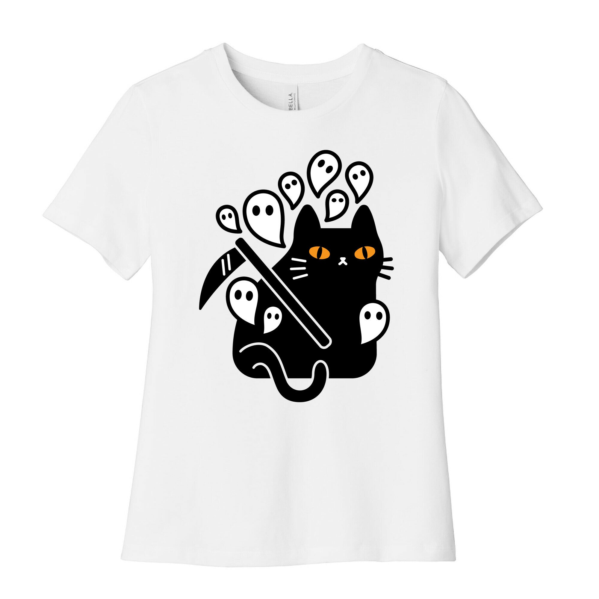 Nine Lives Reaper Cat Women's Cotton Tee