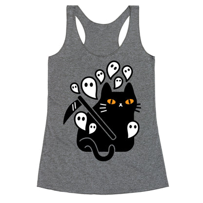 Nine Lives Reaper Cat Racerback Tank