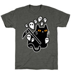 Nine Lives Reaper Cat Unisex Triblend Tee