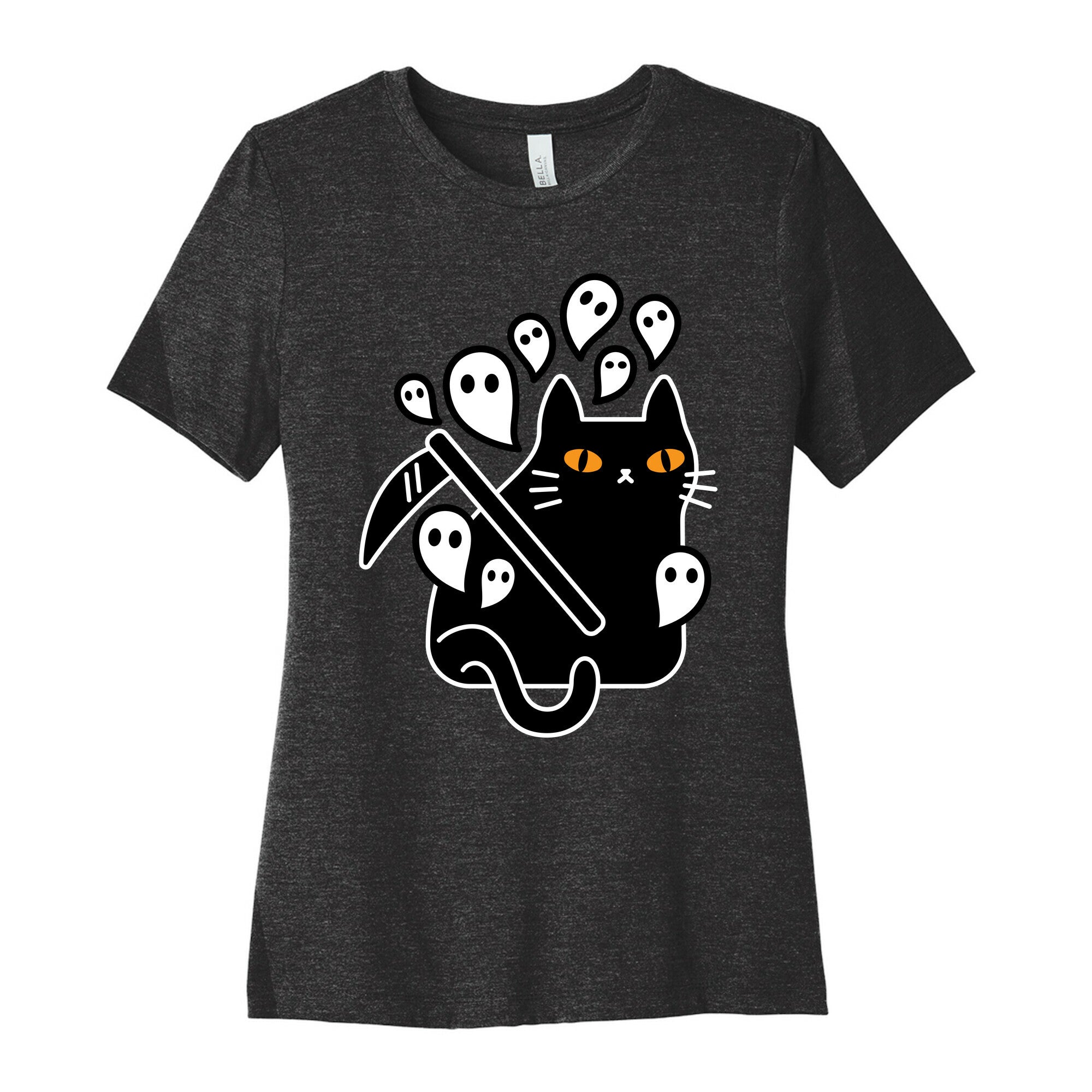 Nine Lives Reaper Cat Women's Cotton Tee
