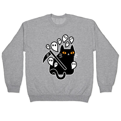 Nine Lives Reaper Cat Crewneck Sweatshirt