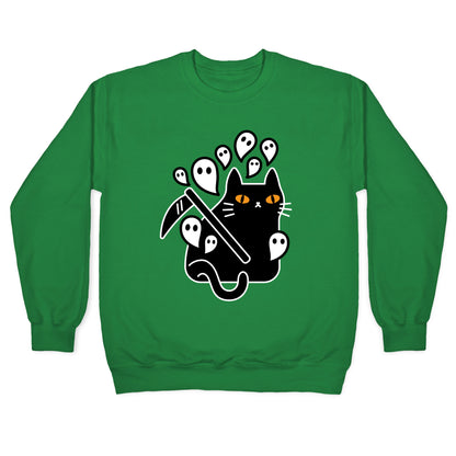 Nine Lives Reaper Cat Crewneck Sweatshirt