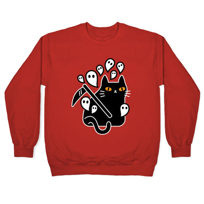 Nine Lives Reaper Cat Crewneck Sweatshirt
