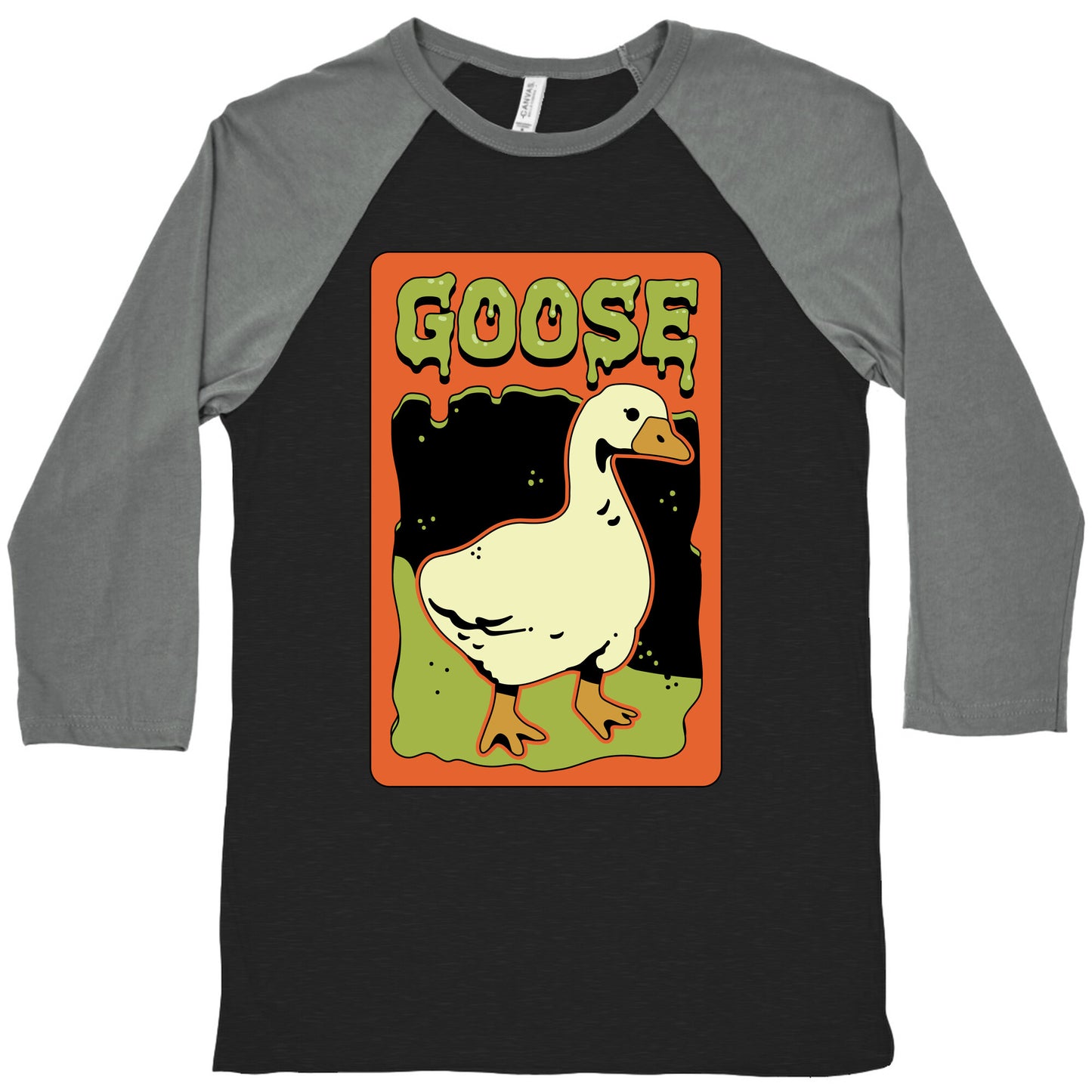Goose Horror Parody Baseball Tee