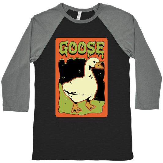 Goose Horror Parody Baseball Tee