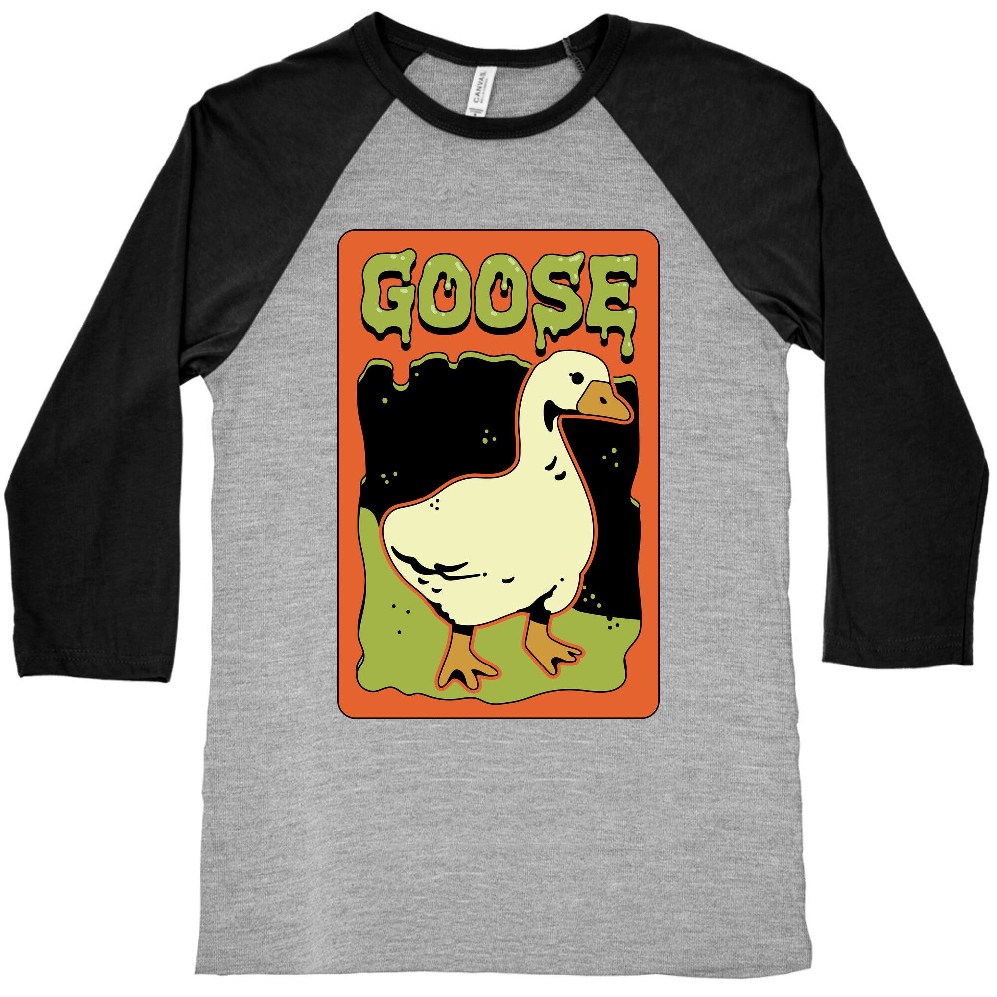 Goose Horror Parody Baseball Tee