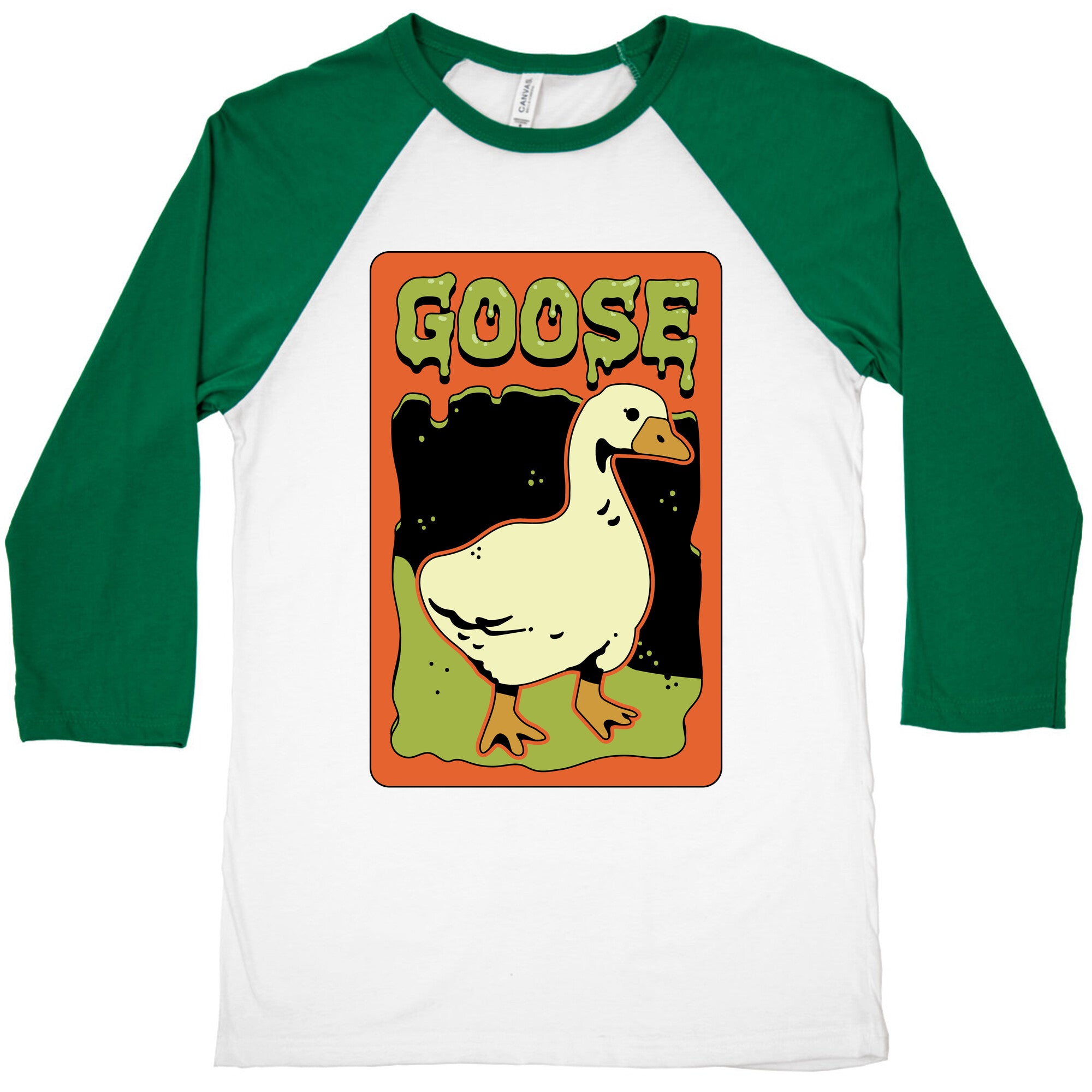Goose Horror Parody Baseball Tee