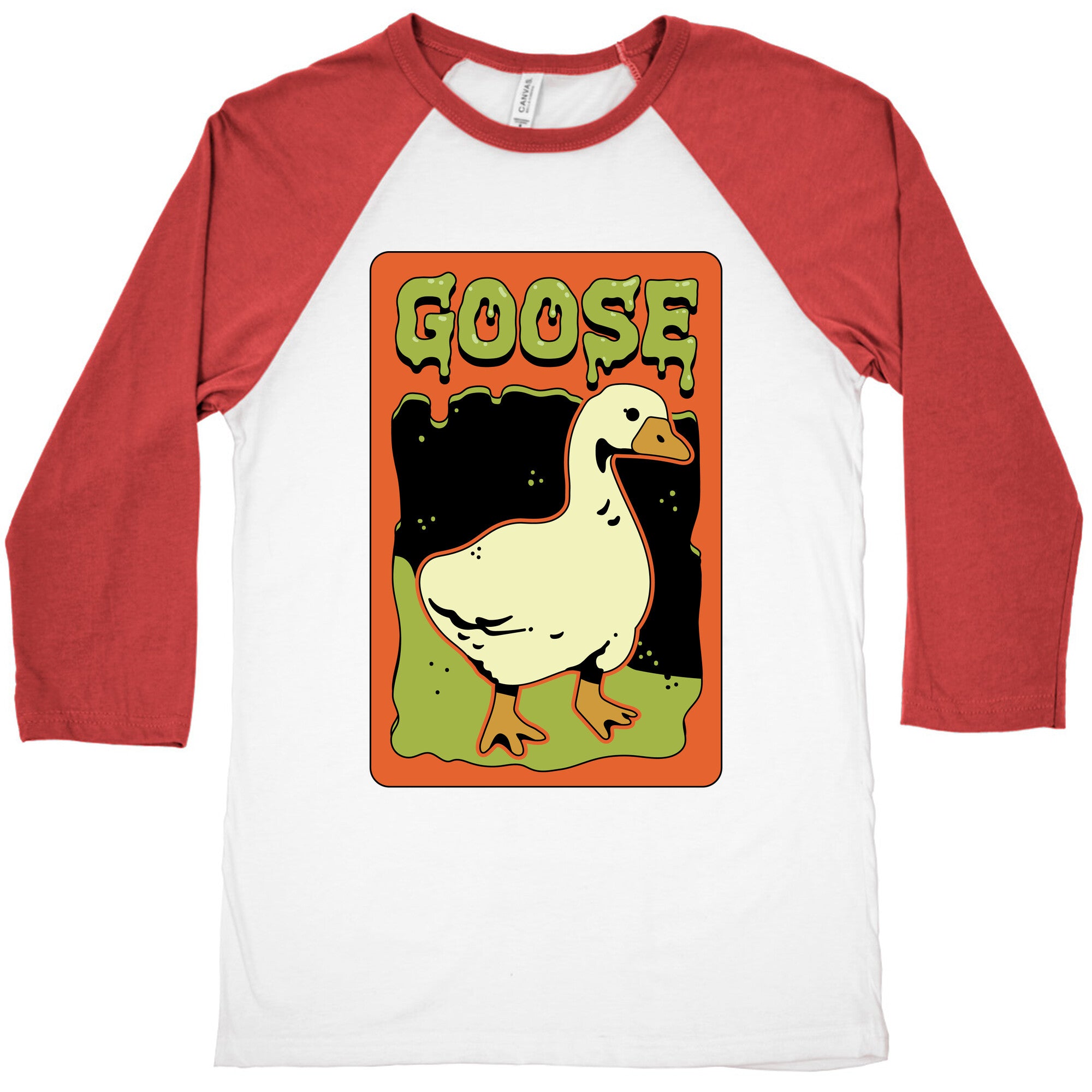 Goose Horror Parody Baseball Tee