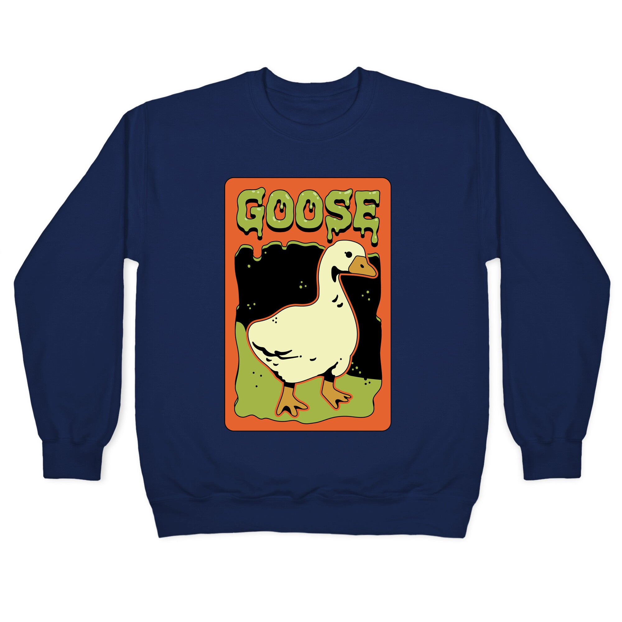 Goose Horror Parody Crewneck Sweatshirt