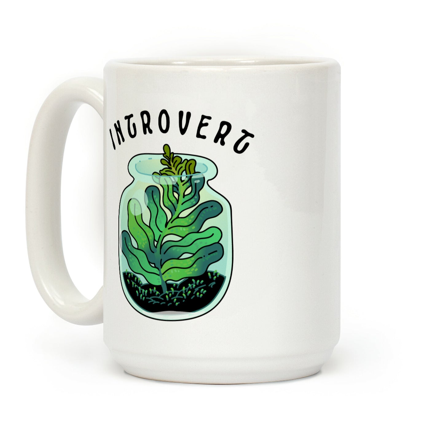 Introvert (Plant in a Terrarium) Coffee Mug