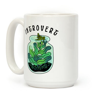 Introvert (Plant in a Terrarium) Coffee Mug