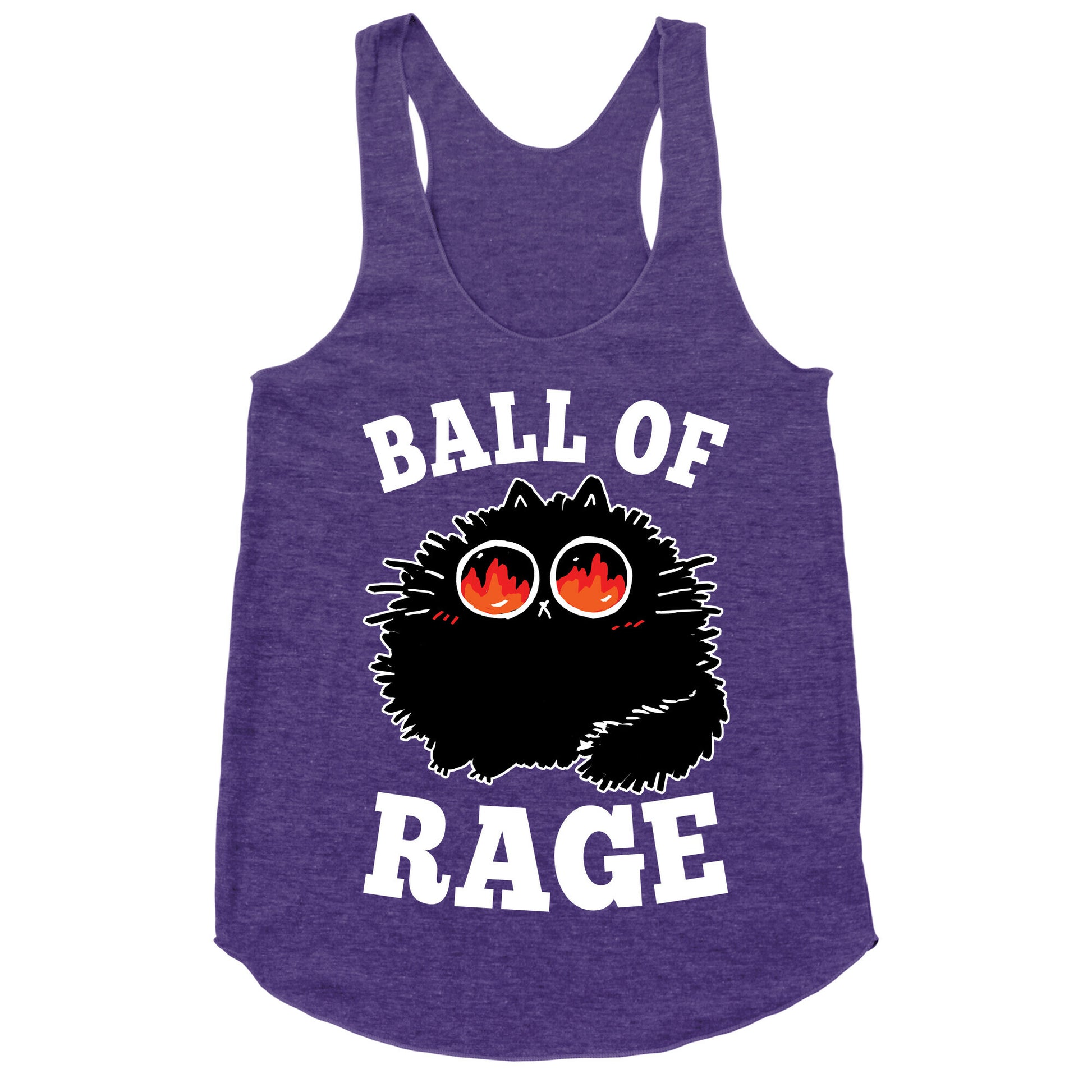 Ball Of Rage Racerback Tank