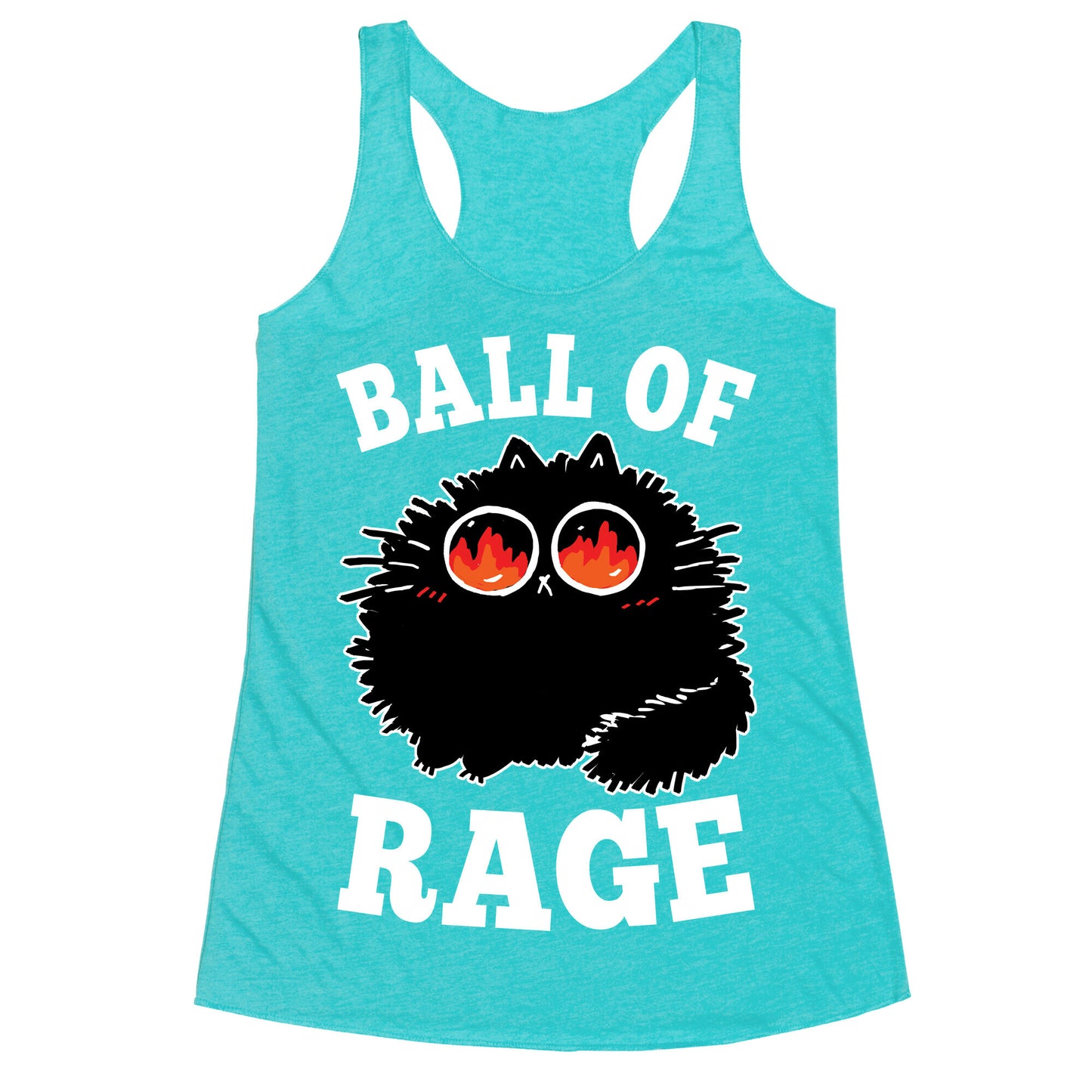 Ball Of Rage Racerback Tank