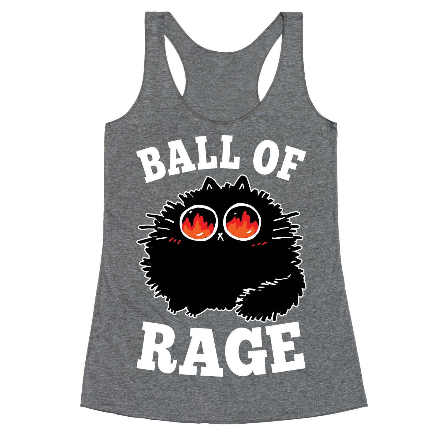 Ball Of Rage Racerback Tank
