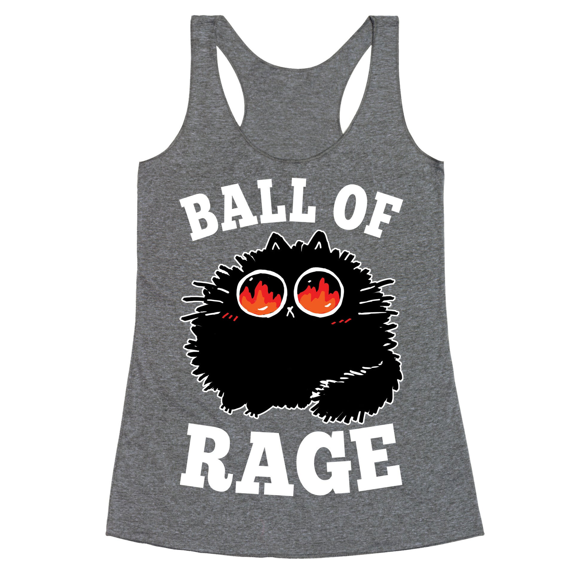 Ball Of Rage Racerback Tank