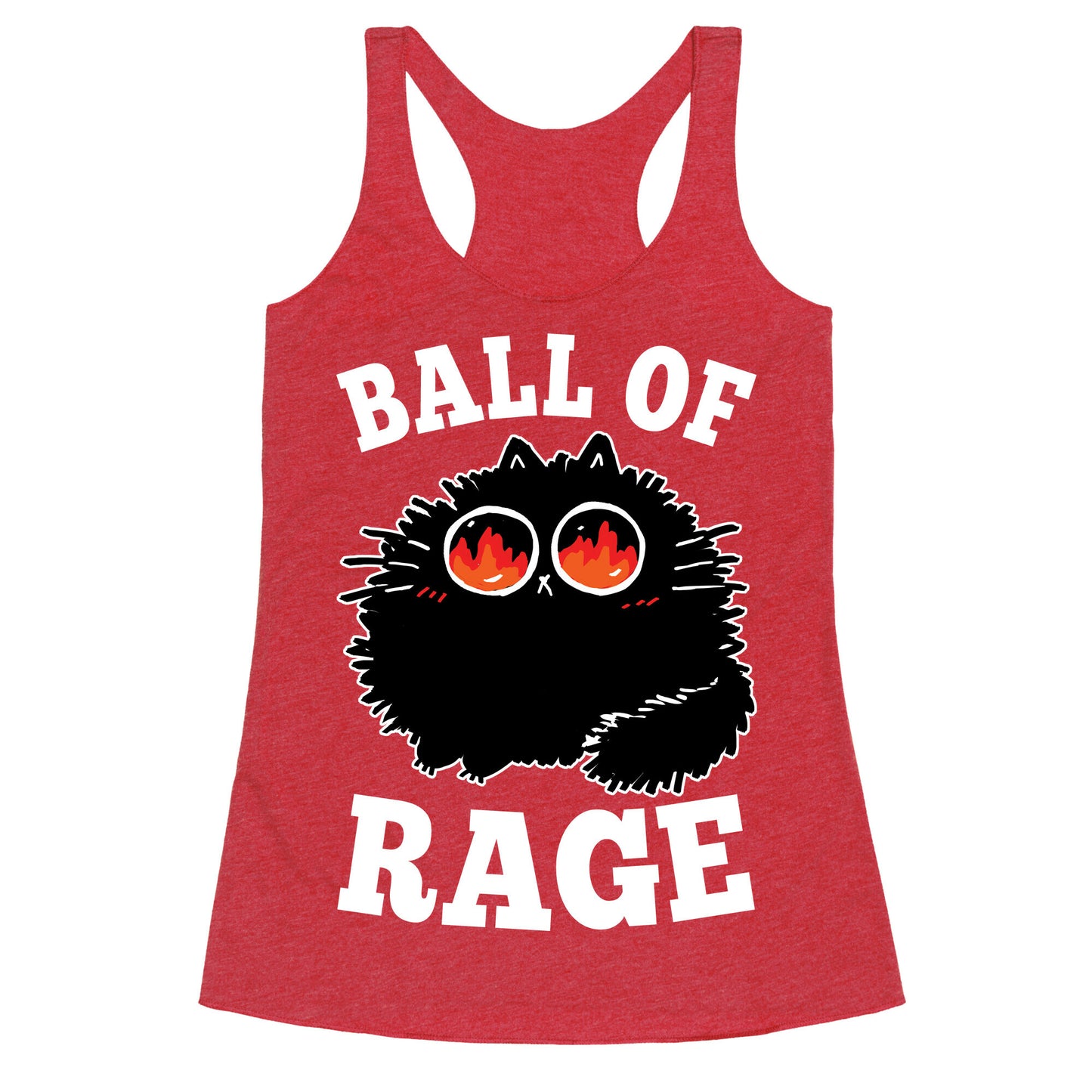 Ball Of Rage Racerback Tank