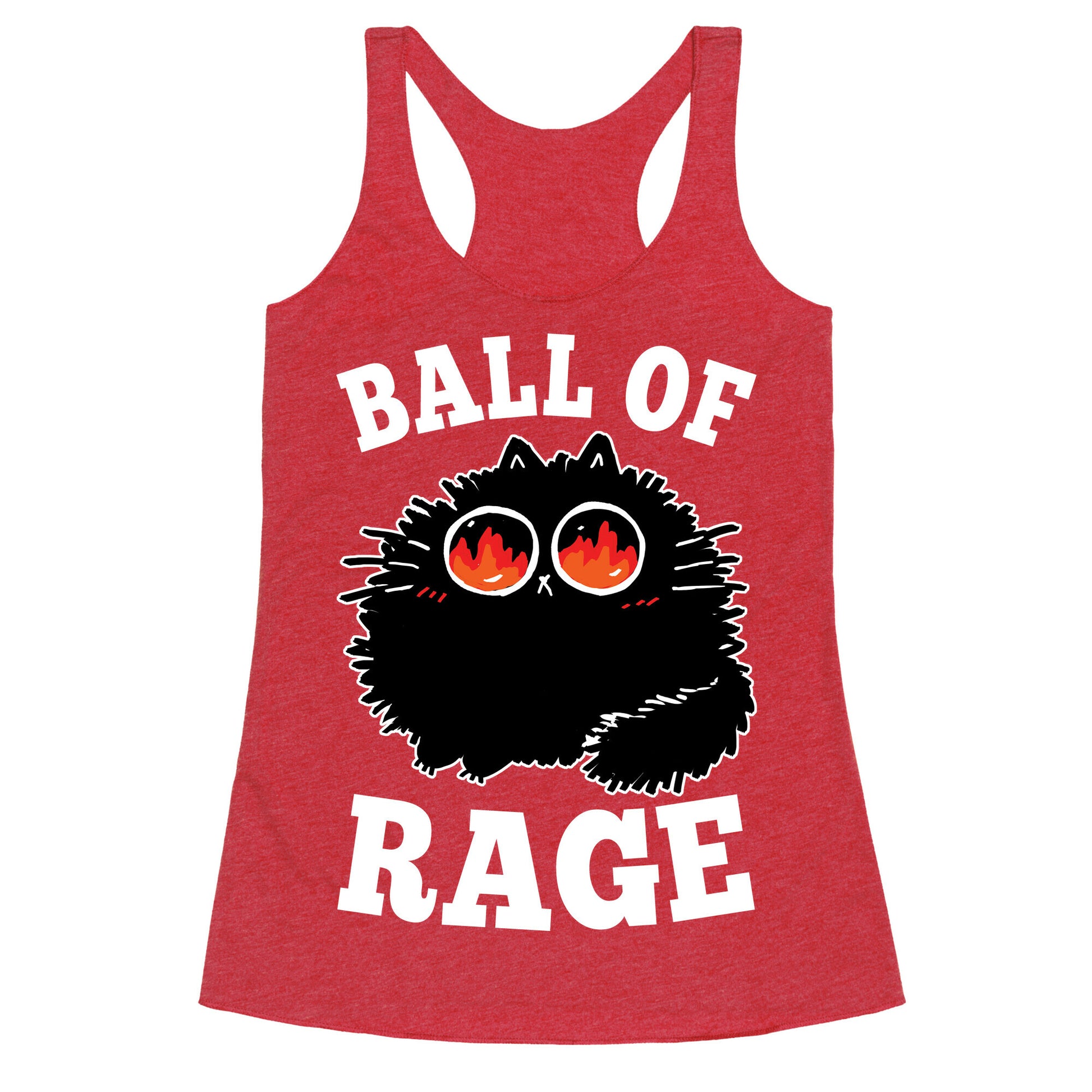 Ball Of Rage Racerback Tank