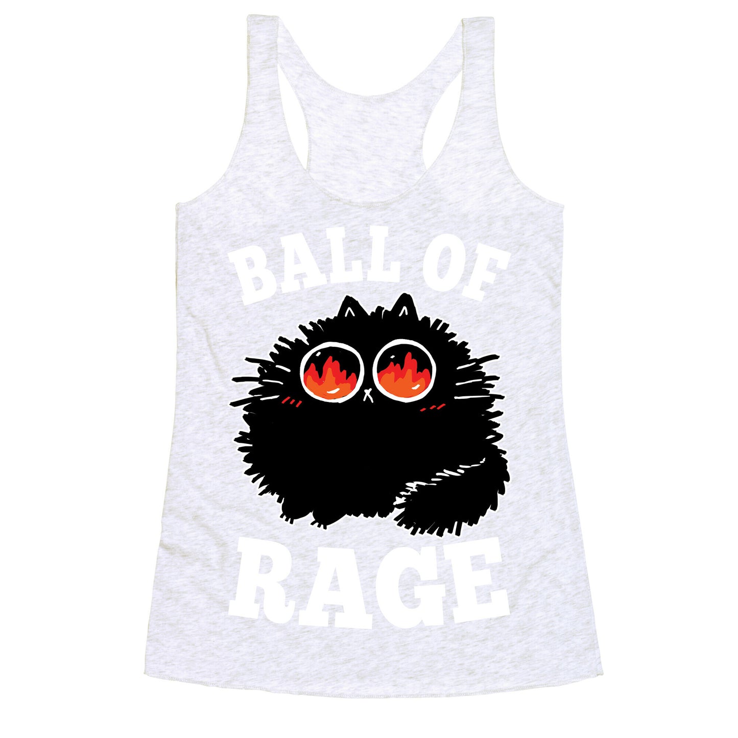 Ball Of Rage Racerback Tank