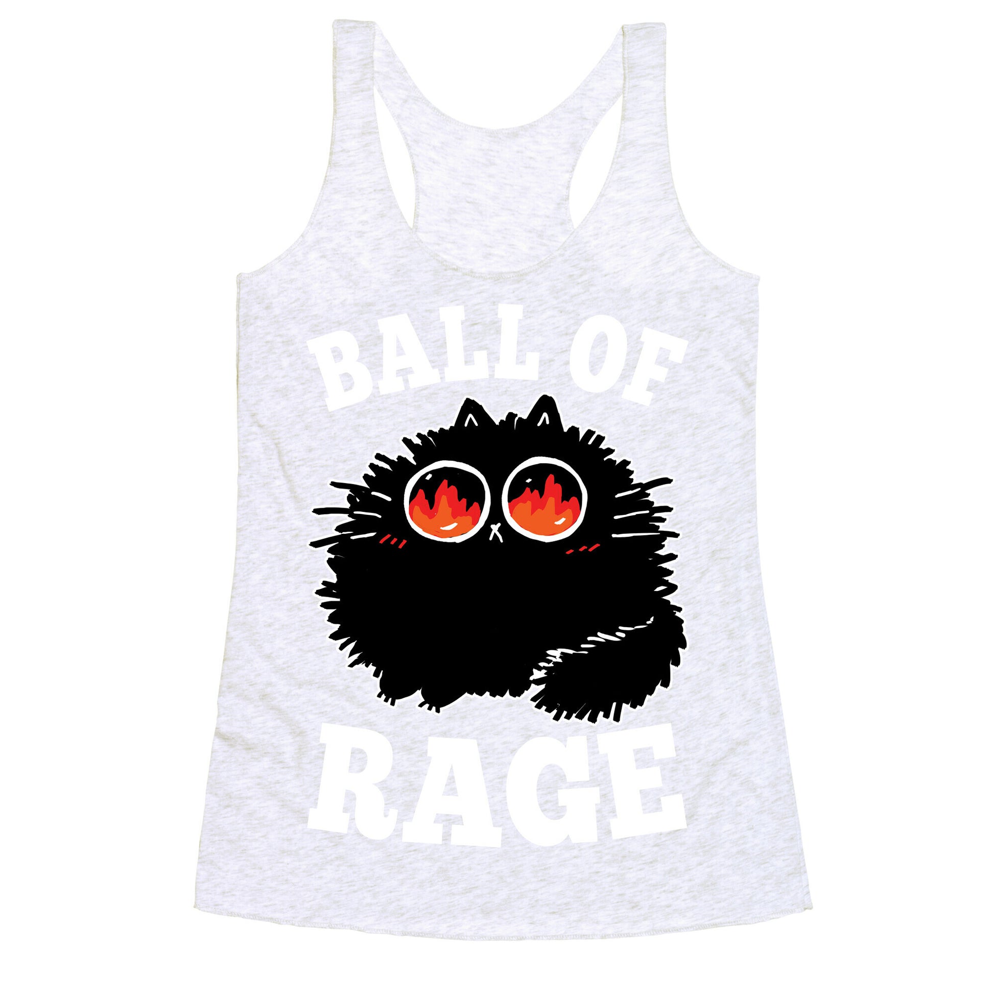 Ball Of Rage Racerback Tank