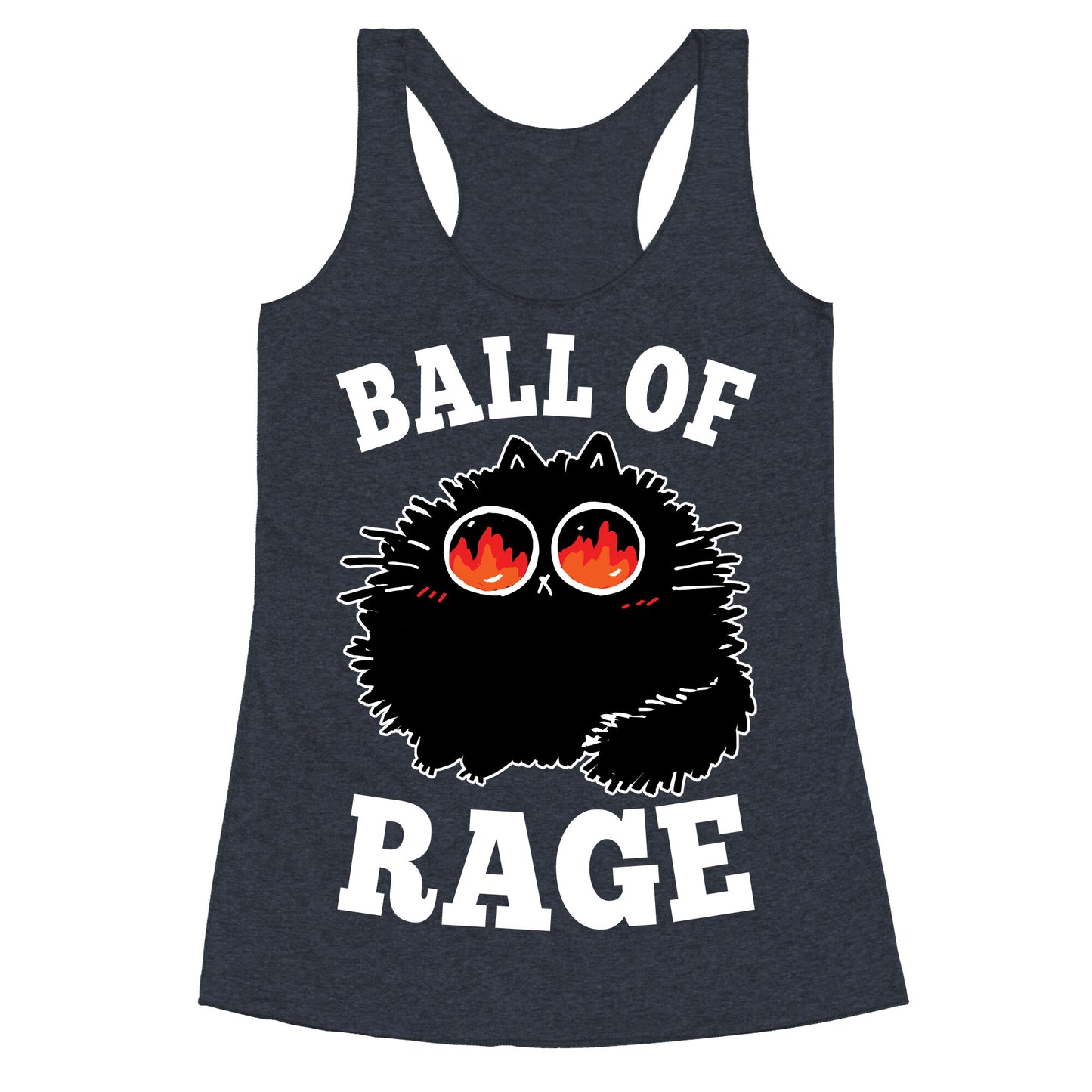 Ball Of Rage Racerback Tank