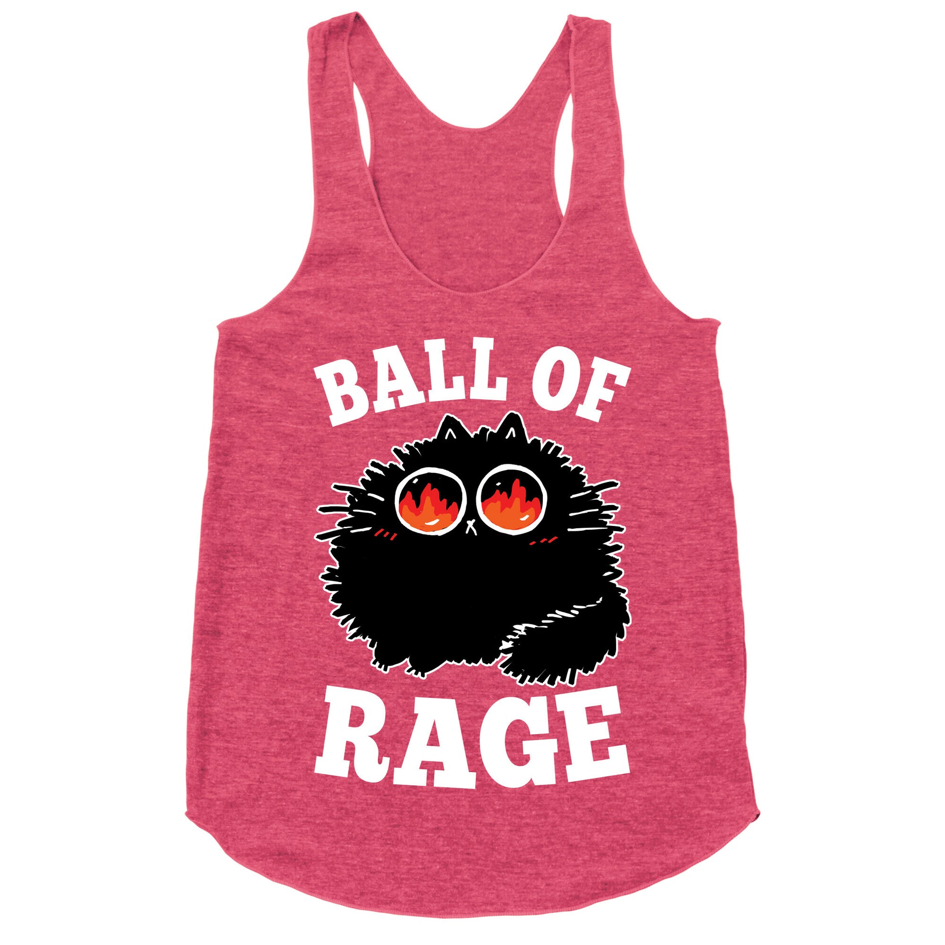 Ball Of Rage Racerback Tank