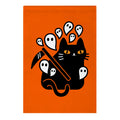 Nine Lives Reaper Cat Garden Flag