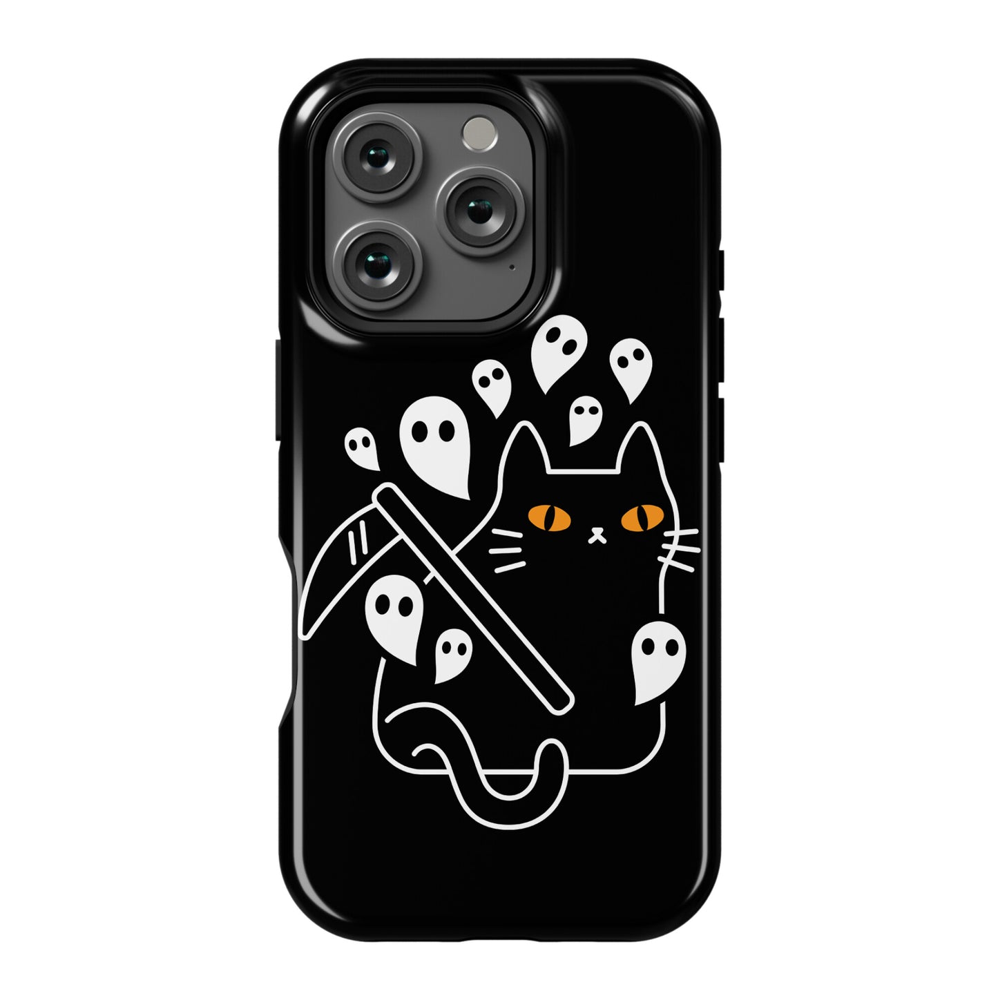 Nine Lives Reaper Cat Phone Case