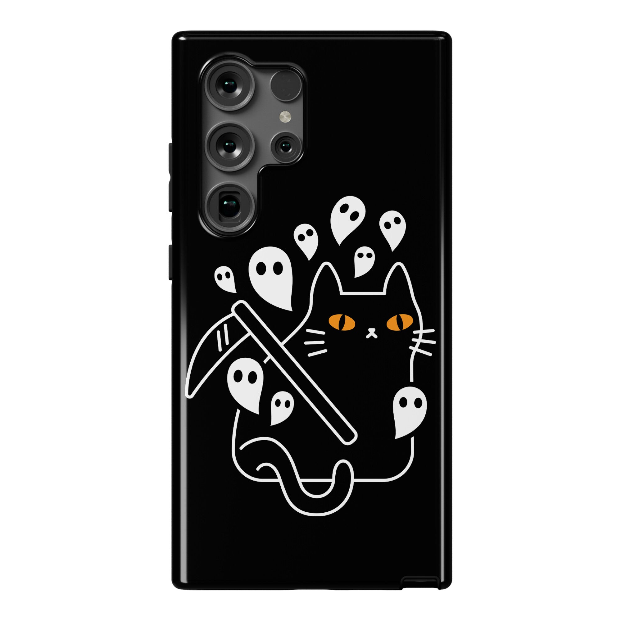 Nine Lives Reaper Cat Phone Case