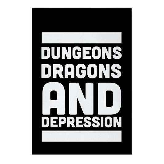 Dungeons, Dragons and Depression  Garden Flag