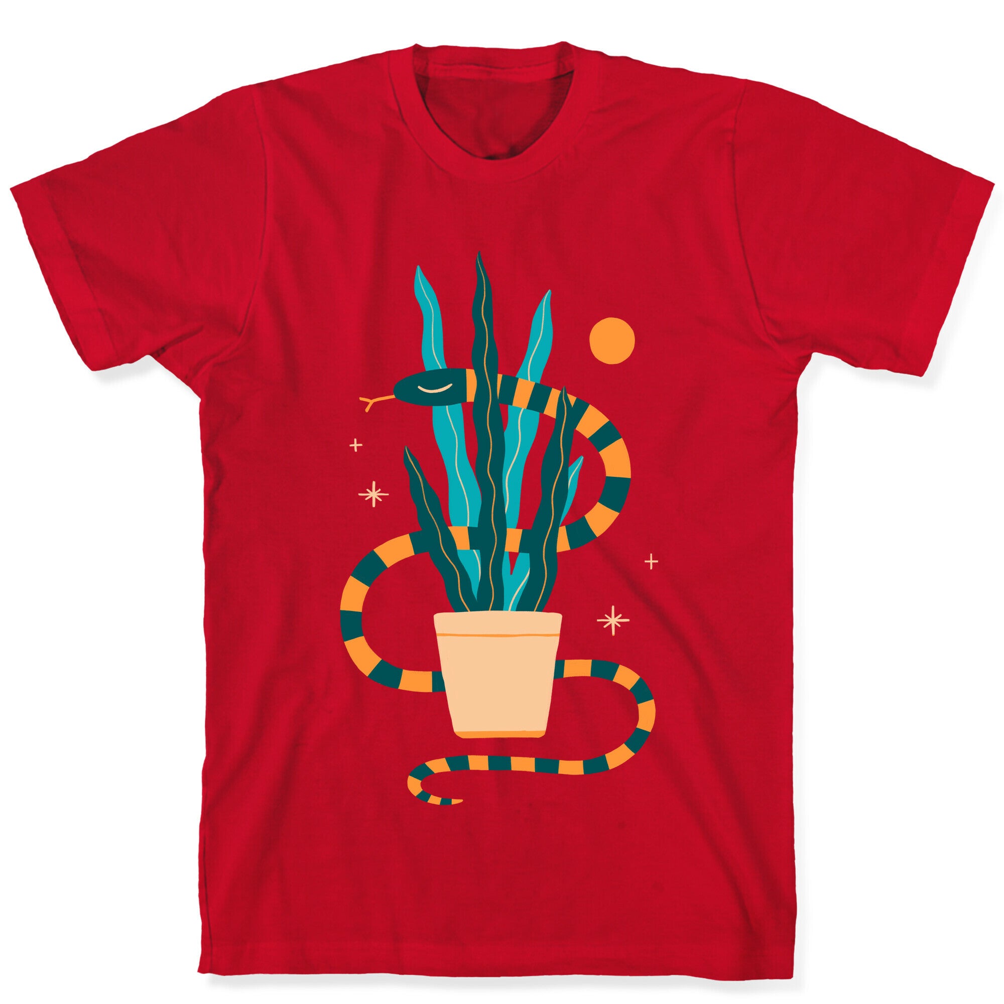 Snake in a Snake Plant T-Shirt