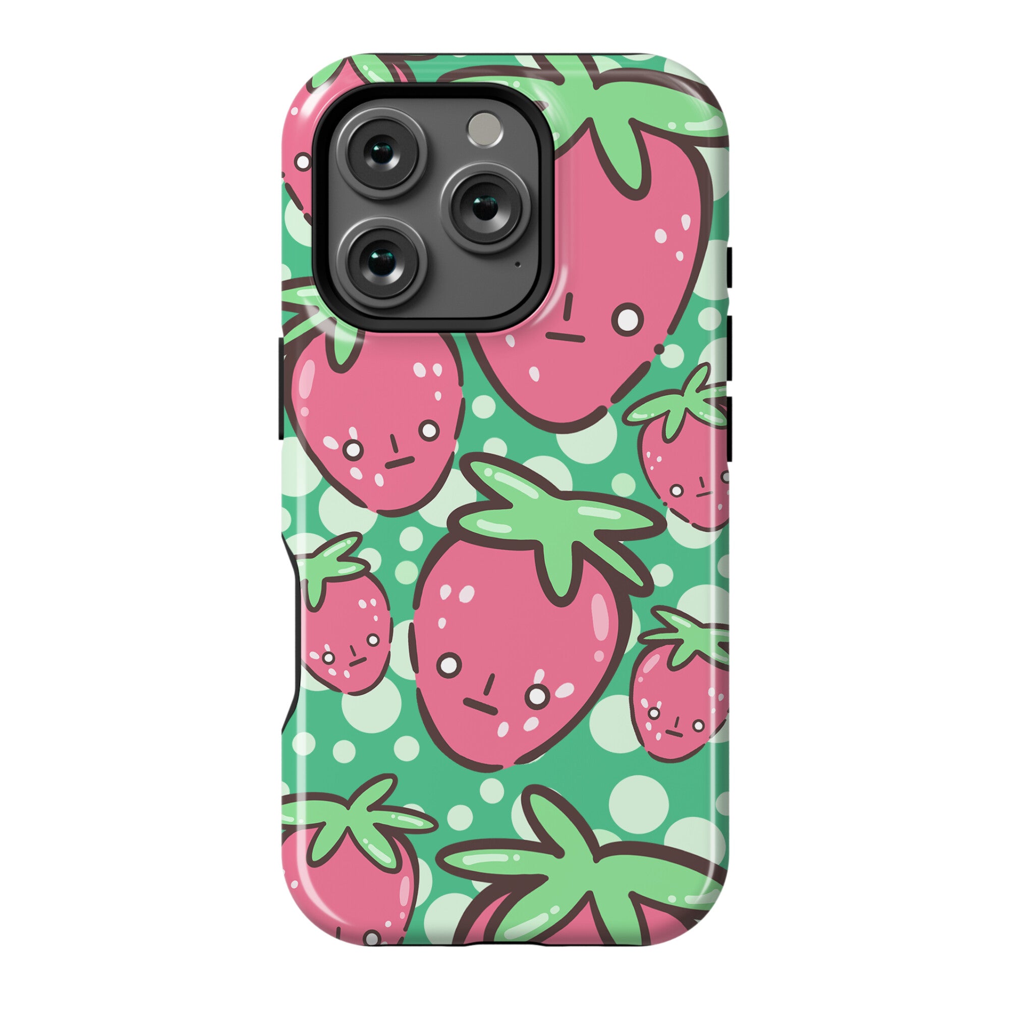 Indifferent Strawberries Phone Case