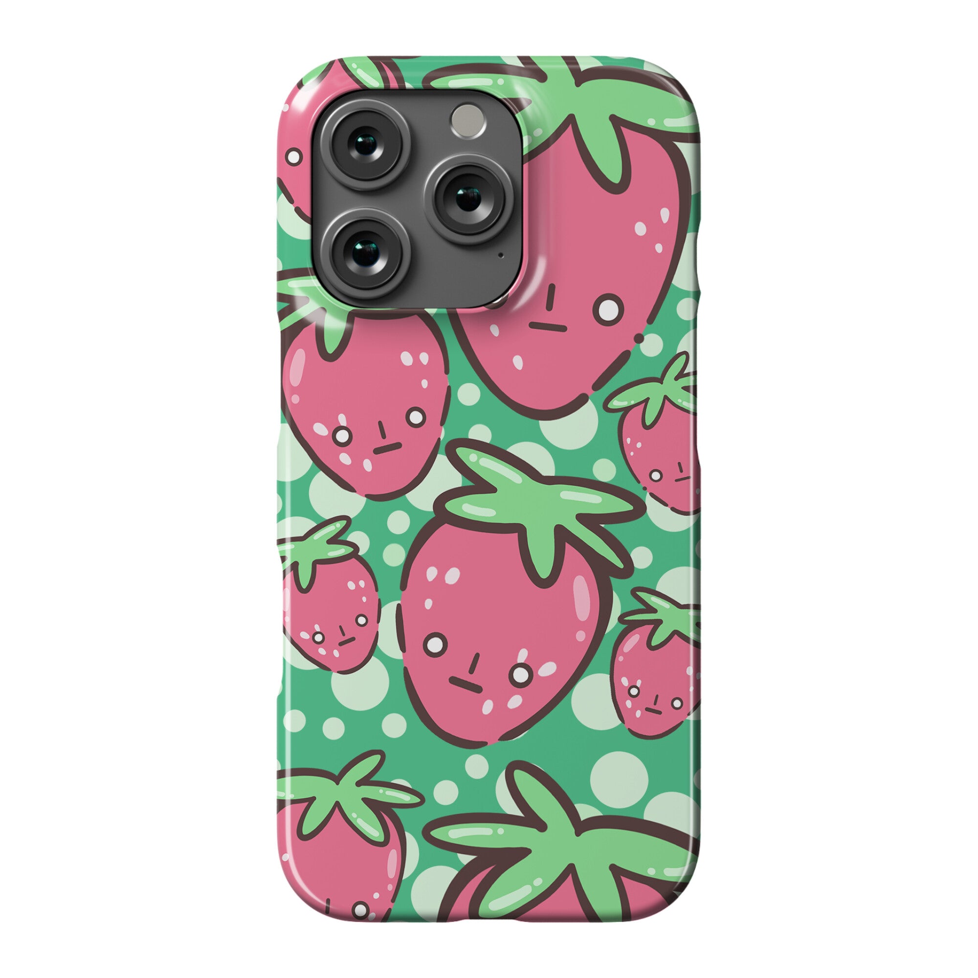 Indifferent Strawberries Phone Case