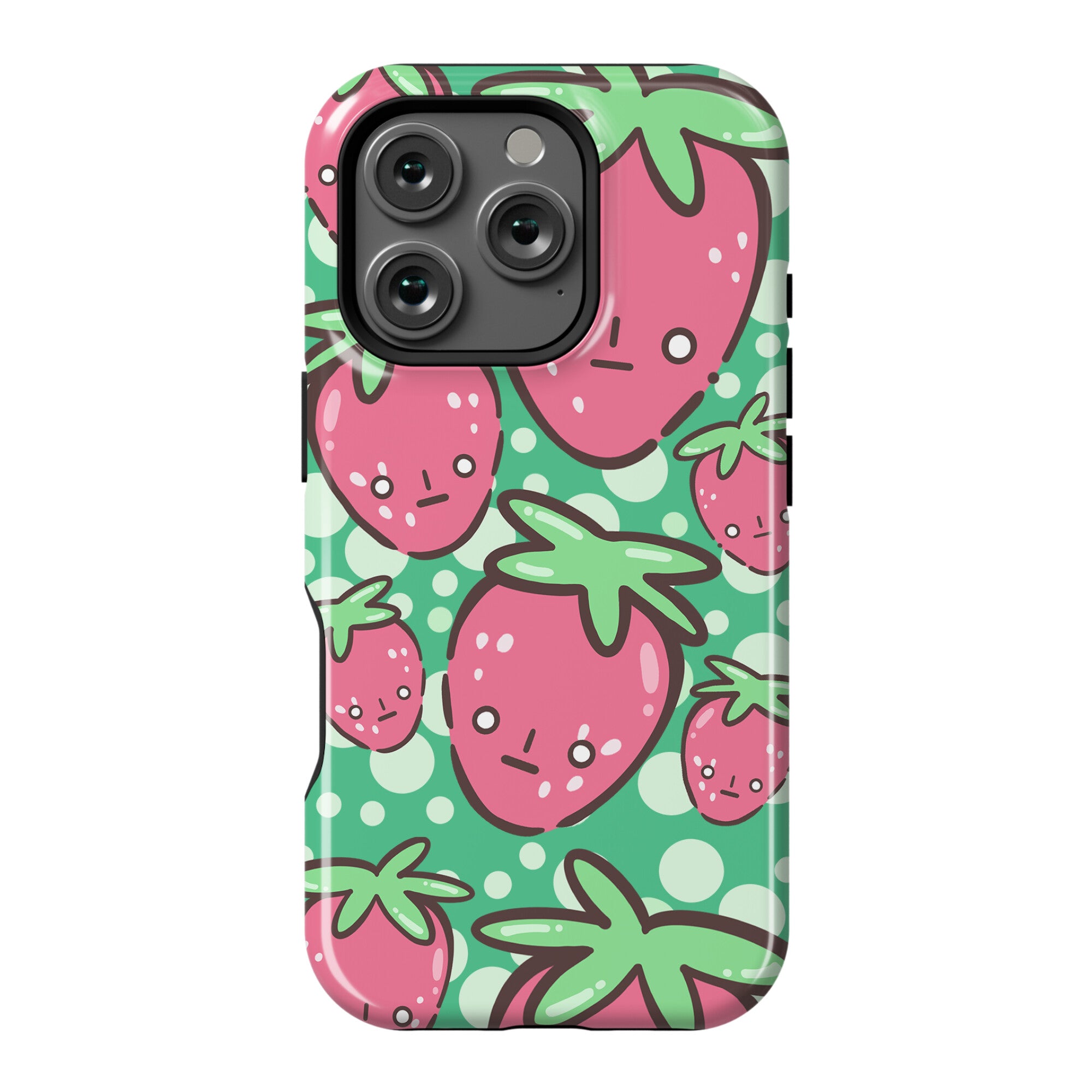 Indifferent Strawberries Phone Case