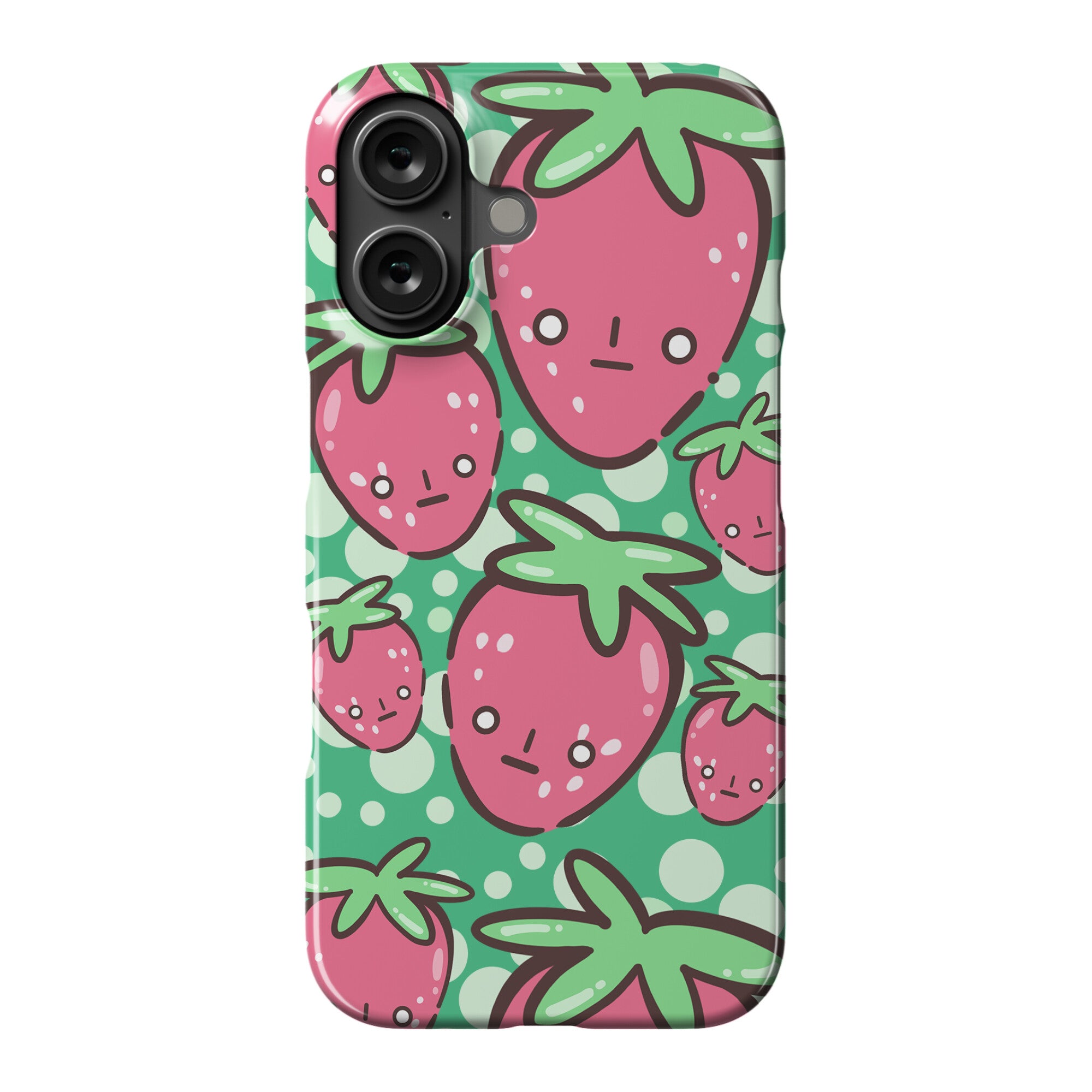 Indifferent Strawberries Phone Case
