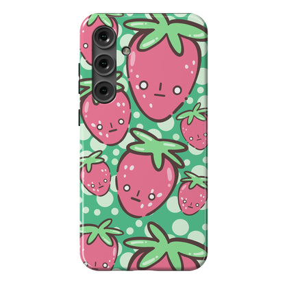 Indifferent Strawberries Phone Case