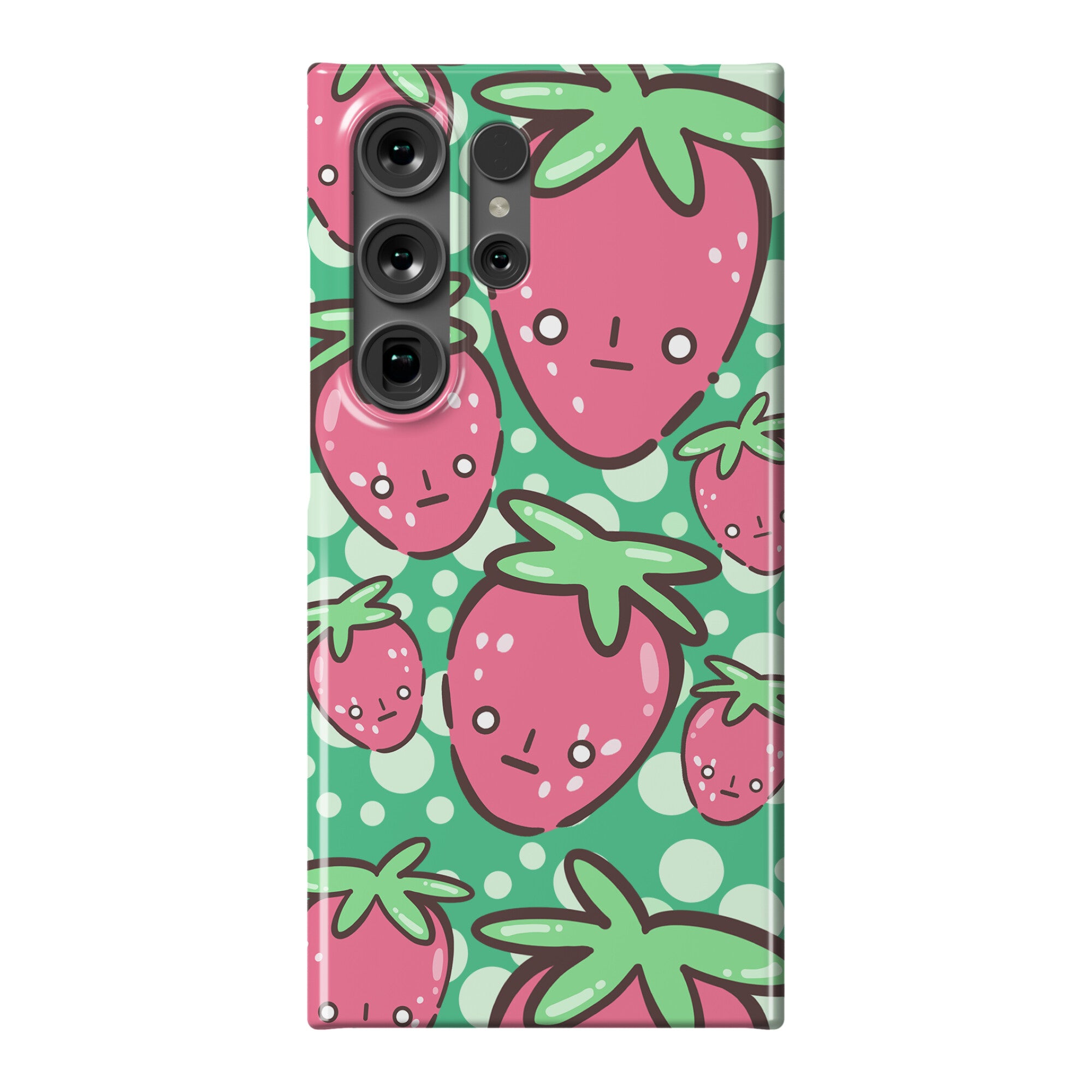Indifferent Strawberries Phone Case