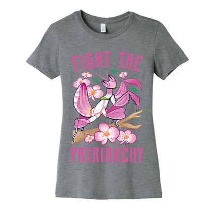 Fight The Patriarchy Orchid Mantis Women's Cotton Tee