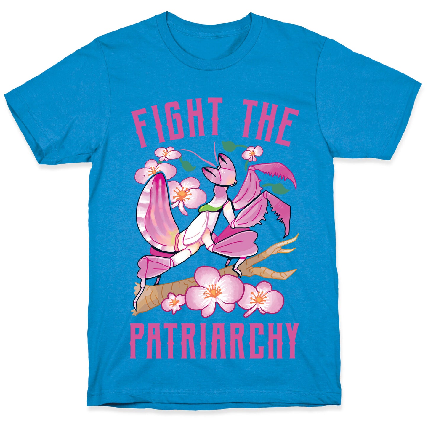 Fight The Patriarchy Orchid Mantis T-Shirt