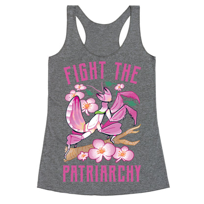 Fight The Patriarchy Orchid Mantis Racerback Tank