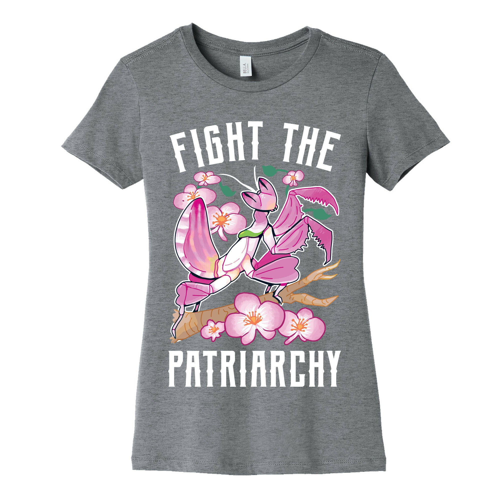 Fight The Patriarchy Orchid Mantis Women's Cotton Tee