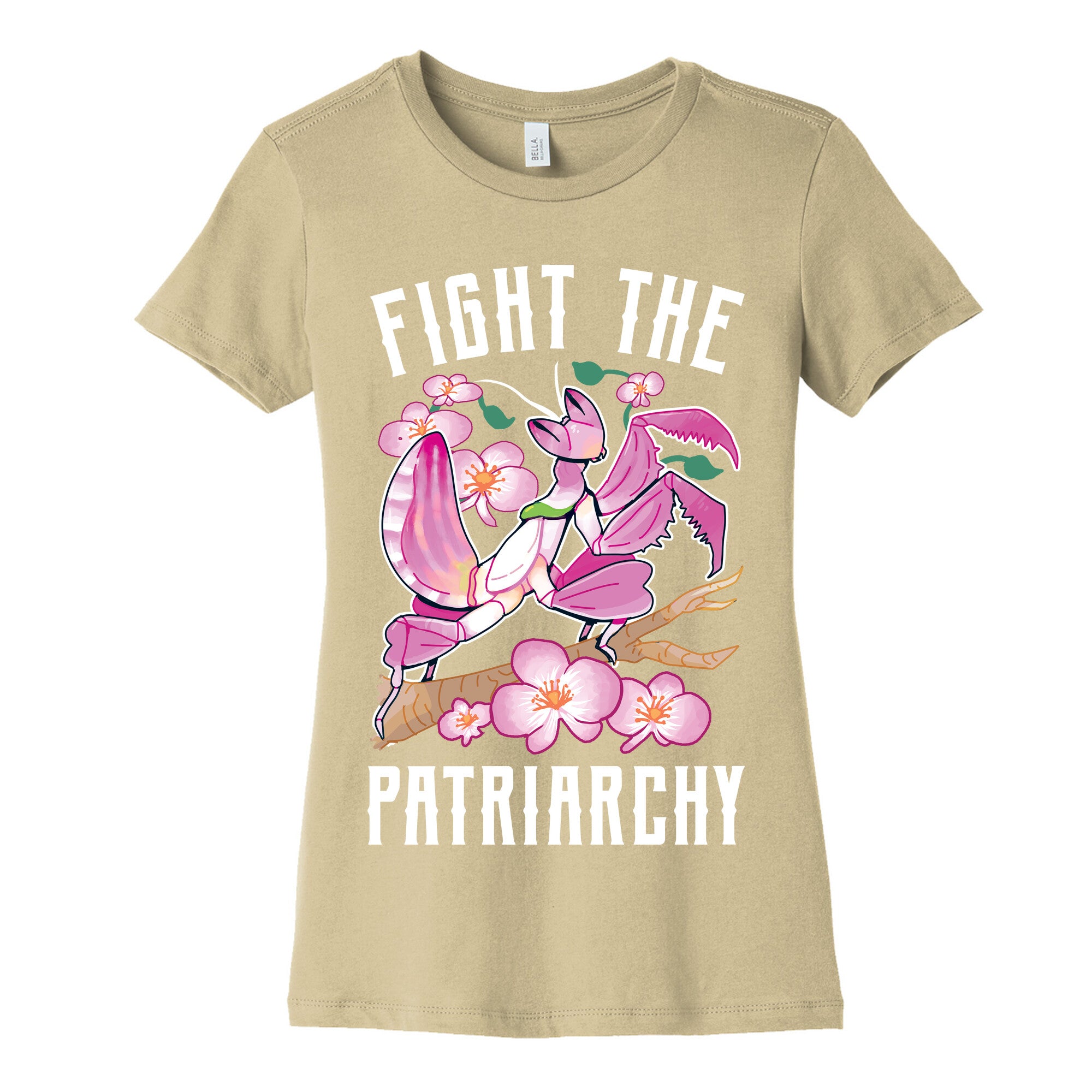 Fight The Patriarchy Orchid Mantis Women's Cotton Tee