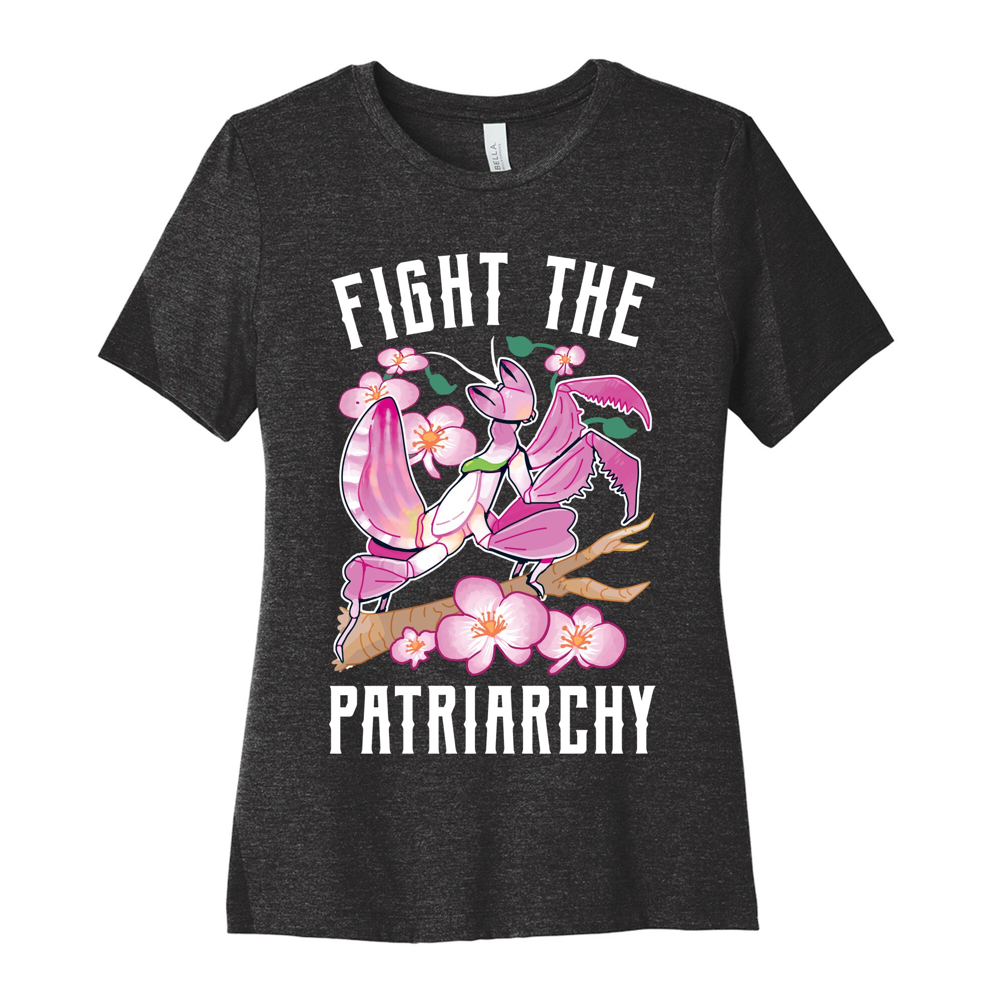 Fight The Patriarchy Orchid Mantis Women's Cotton Tee