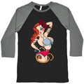 Pin-Up Tattoo Jessica Baseball Tee