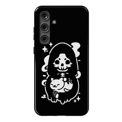 Death and Kitty Phone Case
