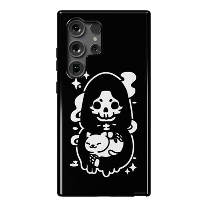 Death and Kitty Phone Case
