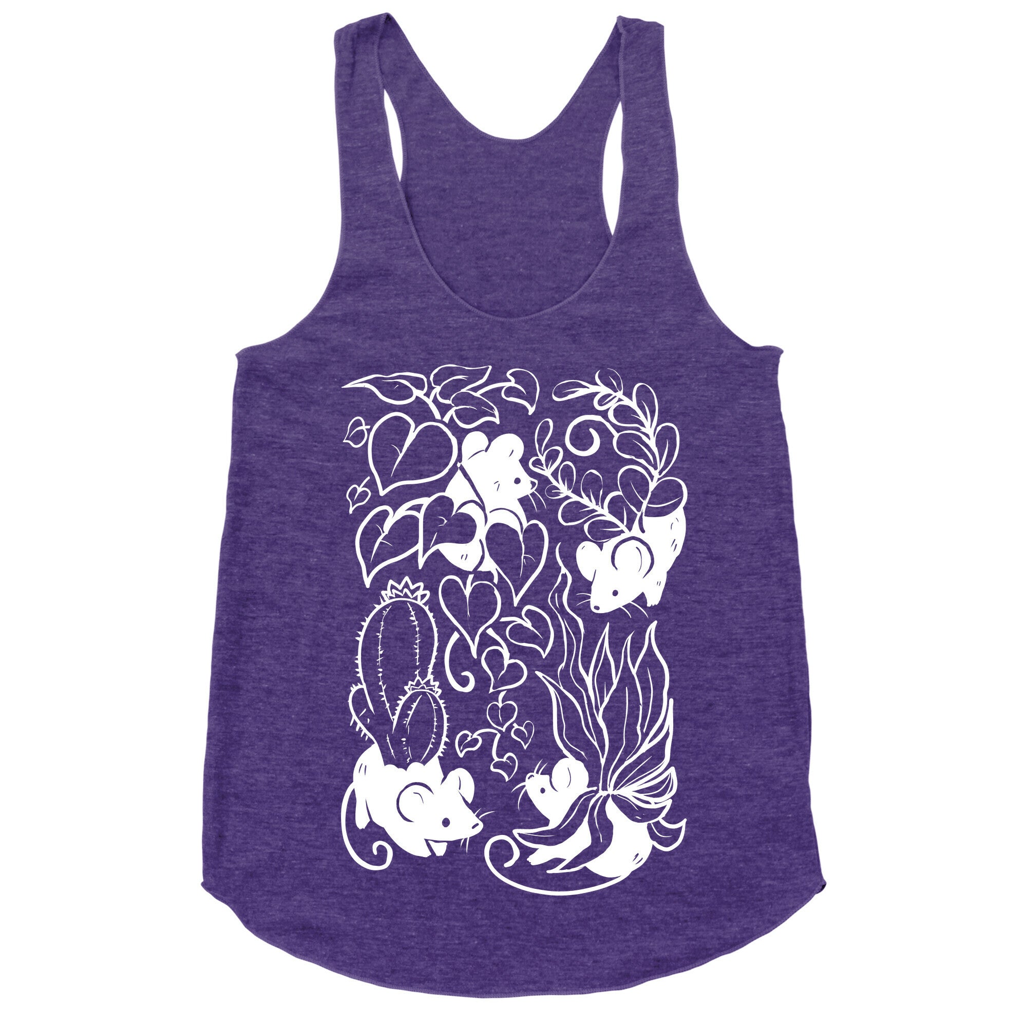 Mouse Plants Racerback Tank