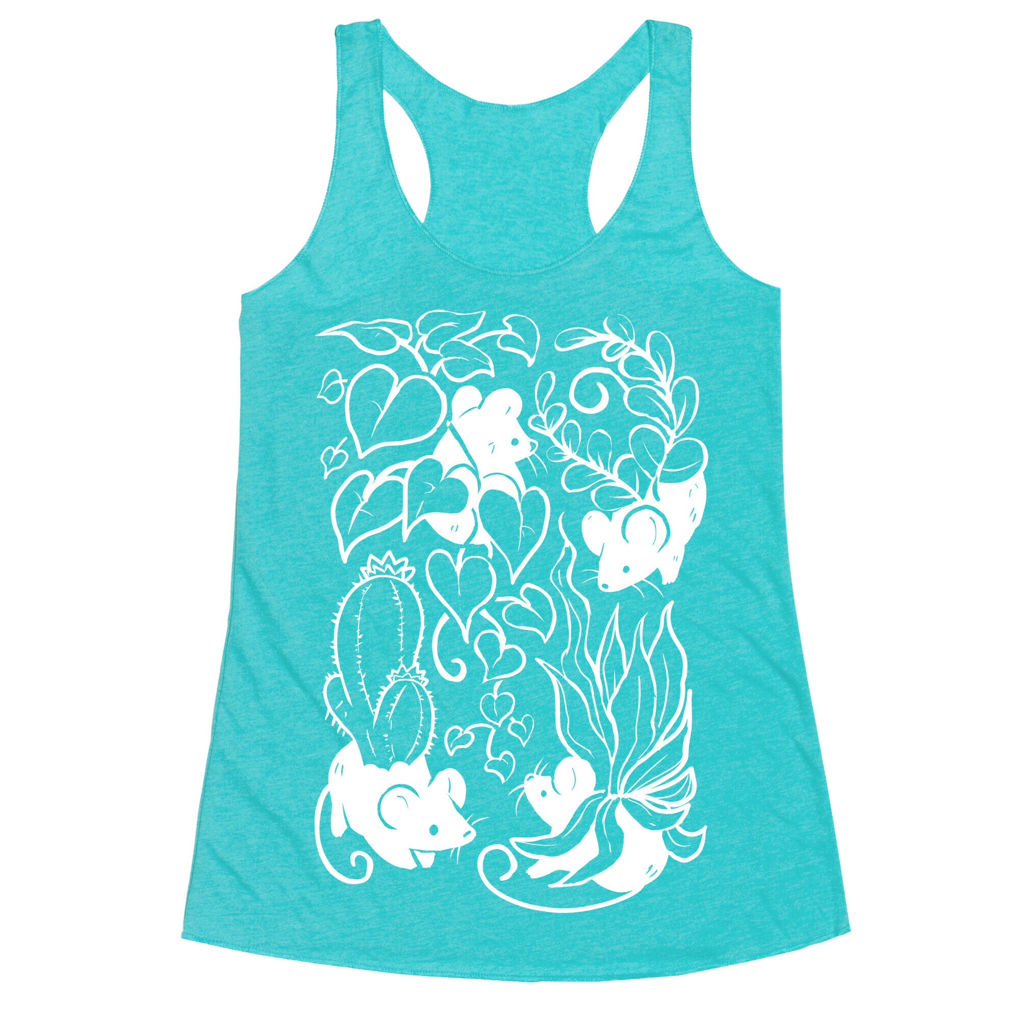 Mouse Plants Racerback Tank
