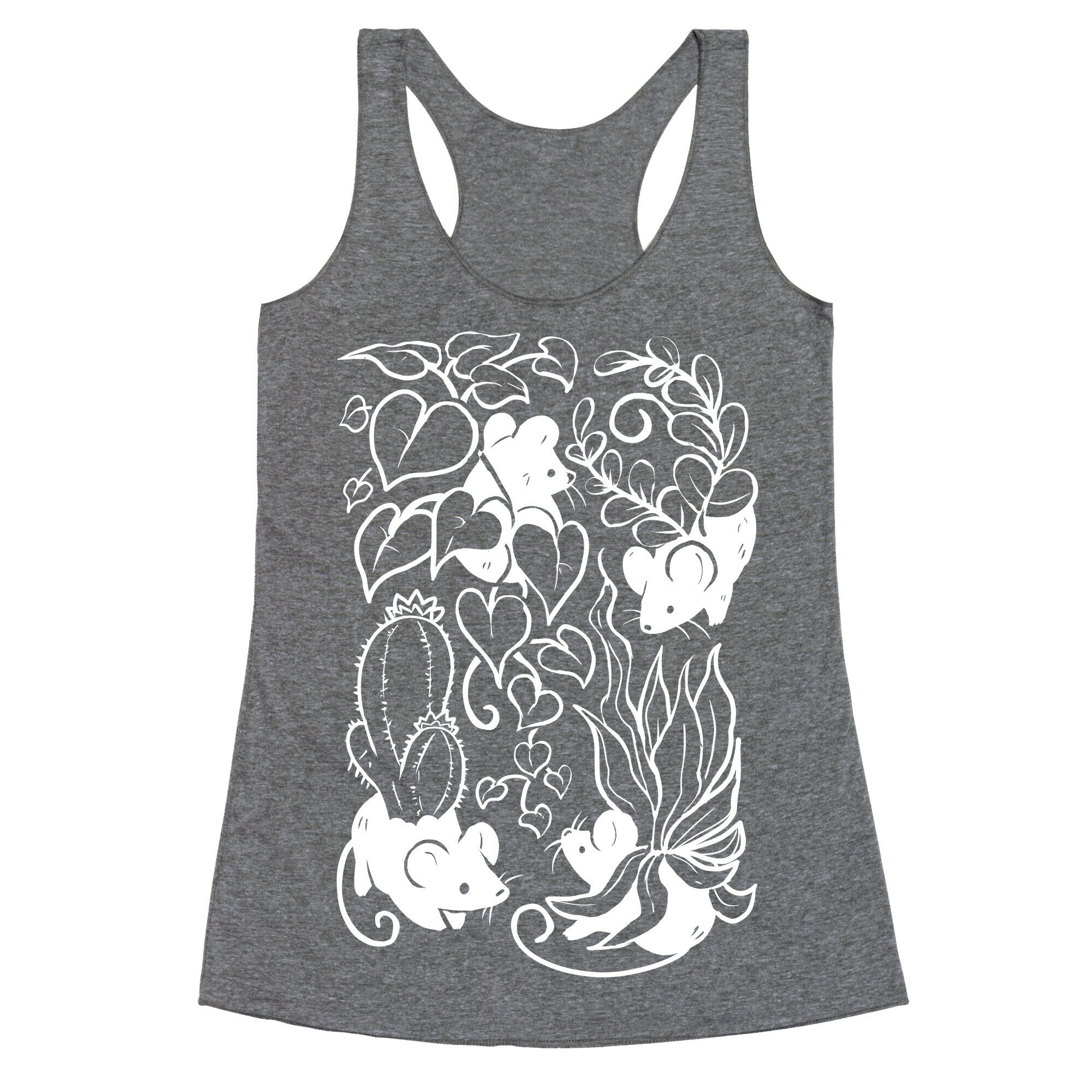 Mouse Plants Racerback Tank