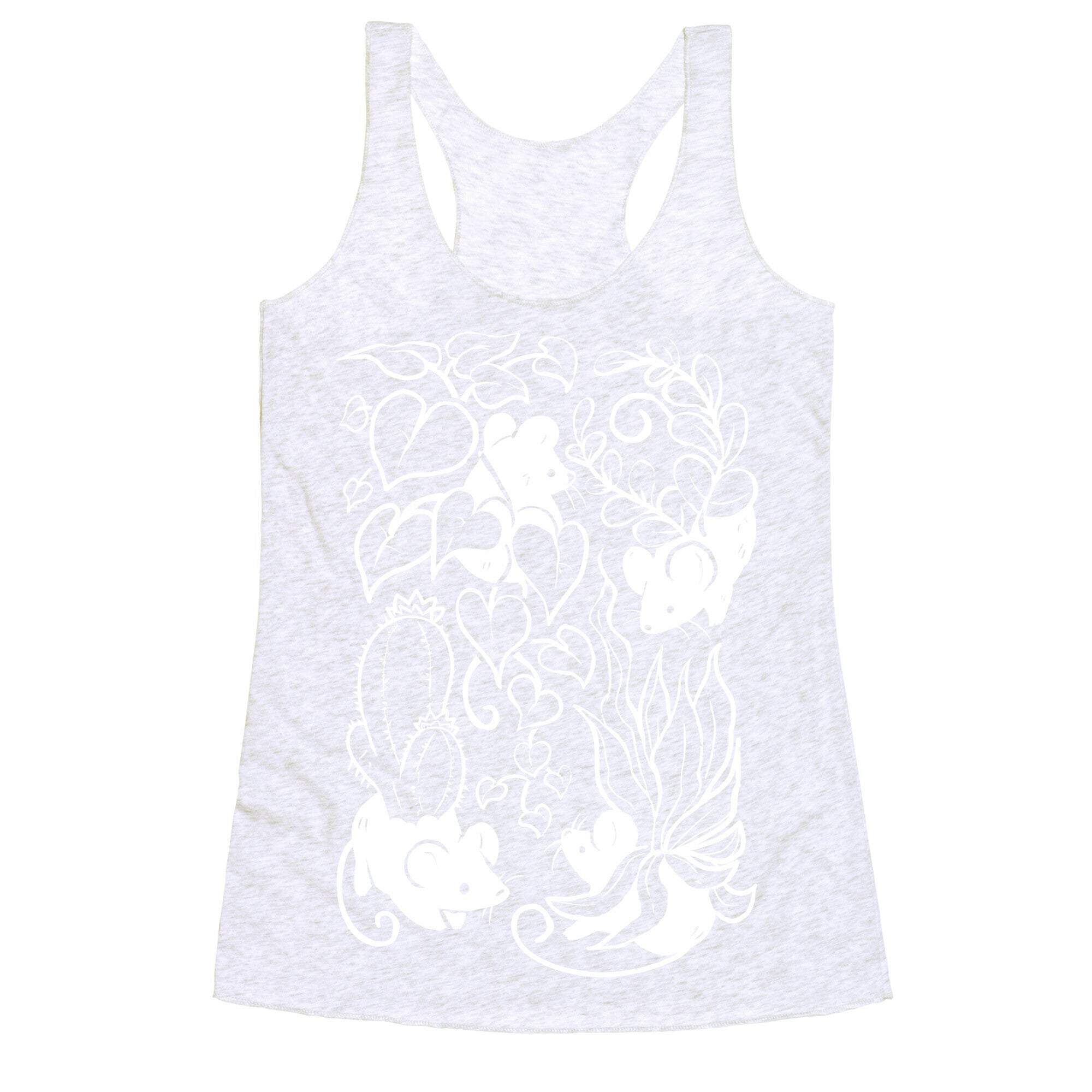 Mouse Plants Racerback Tank